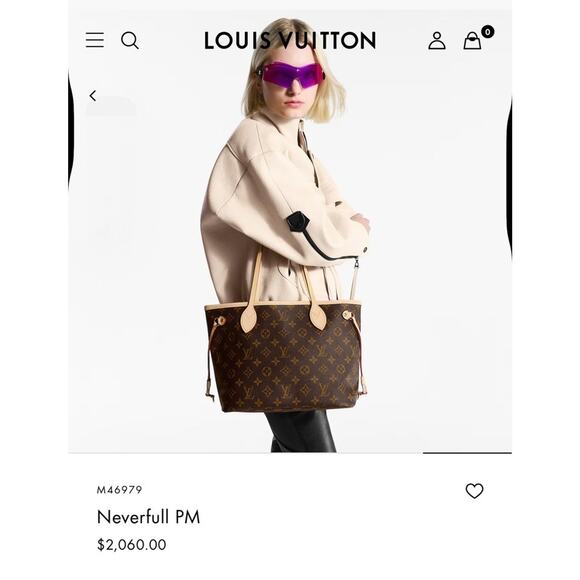 Louis Vuitton Neverfull PM Monogram Tote M46979 2007 Release Iconic Epic - Picture 13 of 14
